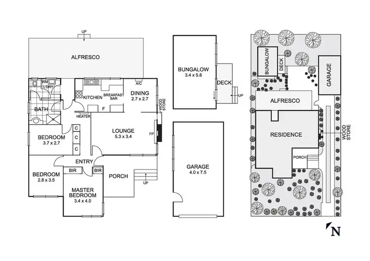 Floorplan of Homely house listing, 3 Compton Street, Mitcham VIC 3132
