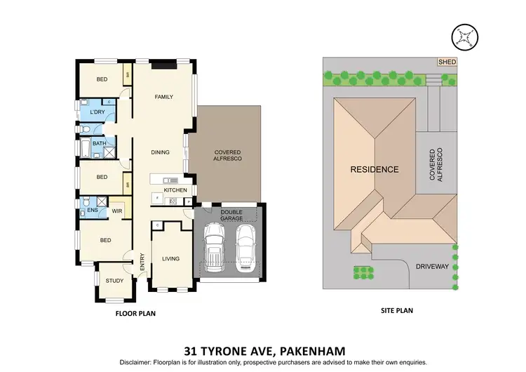 Floorplan of Homely house listing, 31 Tyrone Avenue, Pakenham VIC 3810