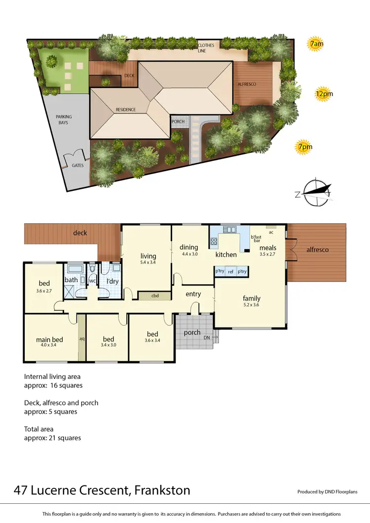 Floorplan of Homely house listing, 47 Lucerne Crescent, Frankston VIC 3199