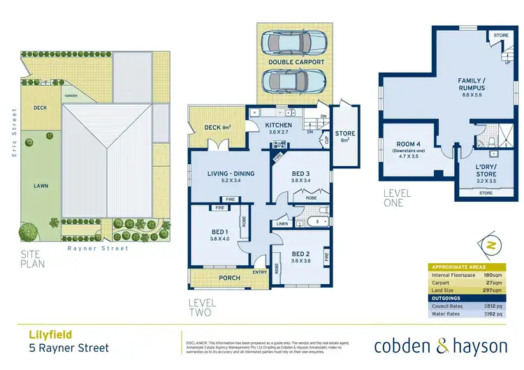 Floorplan of Homely house listing, 5 Rayner Street, Lilyfield NSW 2040