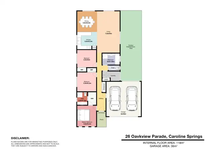 Floorplan of Homely house listing, 26 Oakview Parade, Caroline Springs VIC 3023