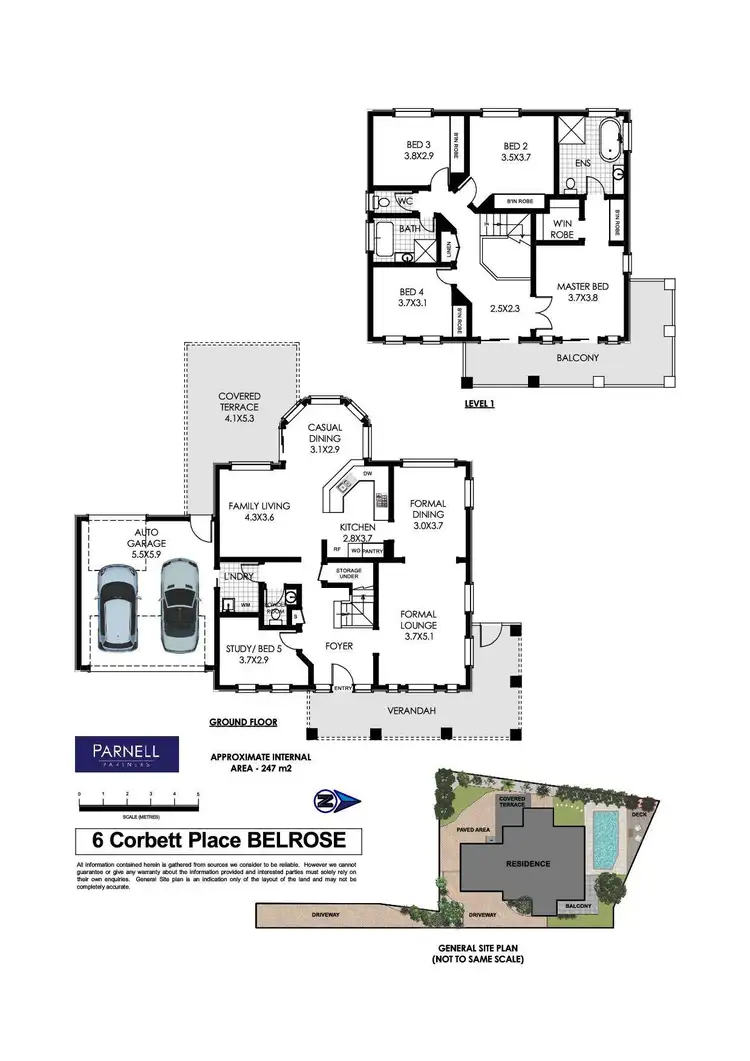Floorplan of Homely house listing, 6 Corbett Place, Belrose NSW 2085