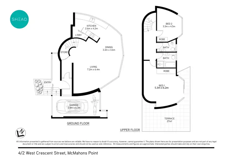 Floorplan of Homely apartment listing, 4/2 West Crescent Street, Mcmahons Point NSW 2060