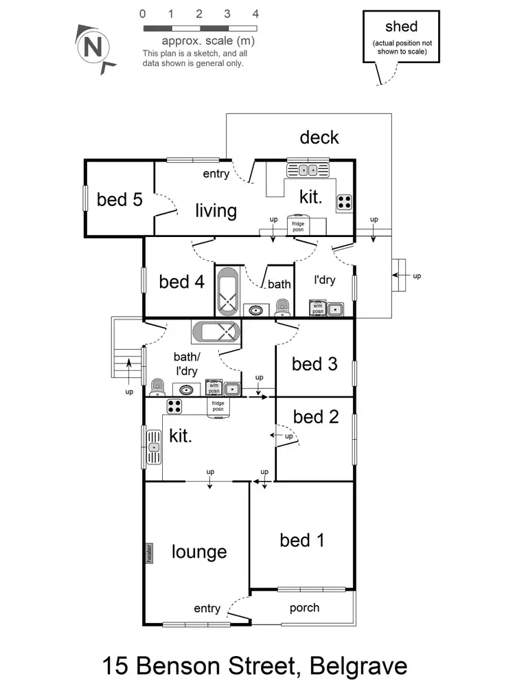 Floorplan of Homely house listing, 15 Benson Street, Belgrave VIC 3160
