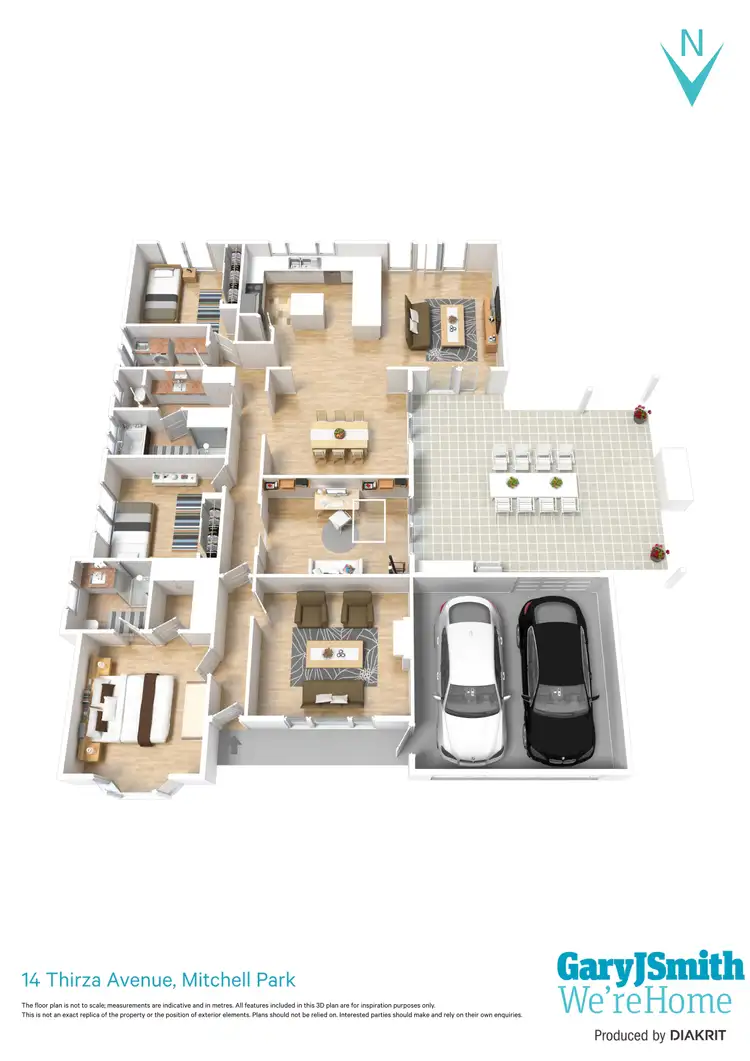 Floorplan of Homely house listing, 14 Thirza Avenue, Mitchell Park SA 5043