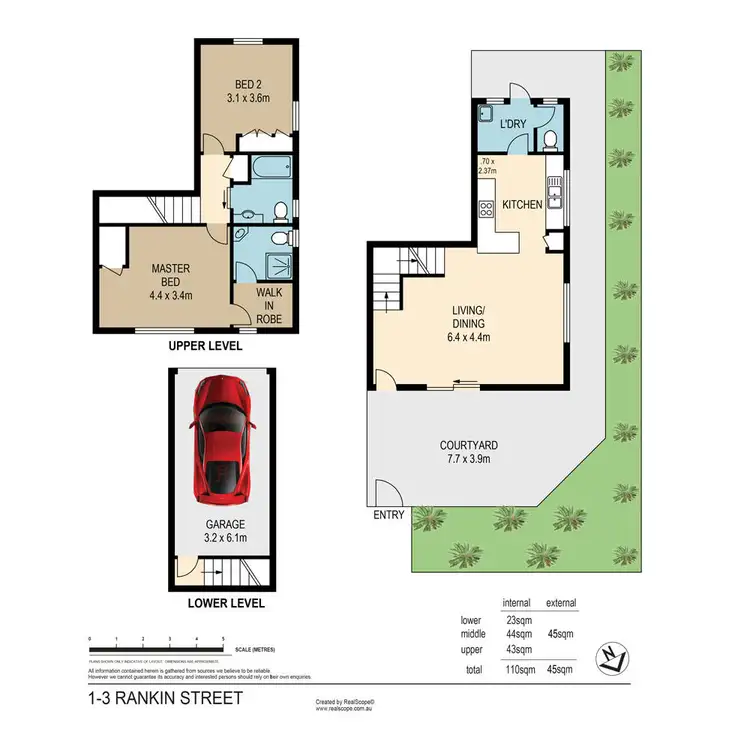 Floorplan of Homely block of units listing, 3 Rankin Street, Indooroopilly QLD 4068