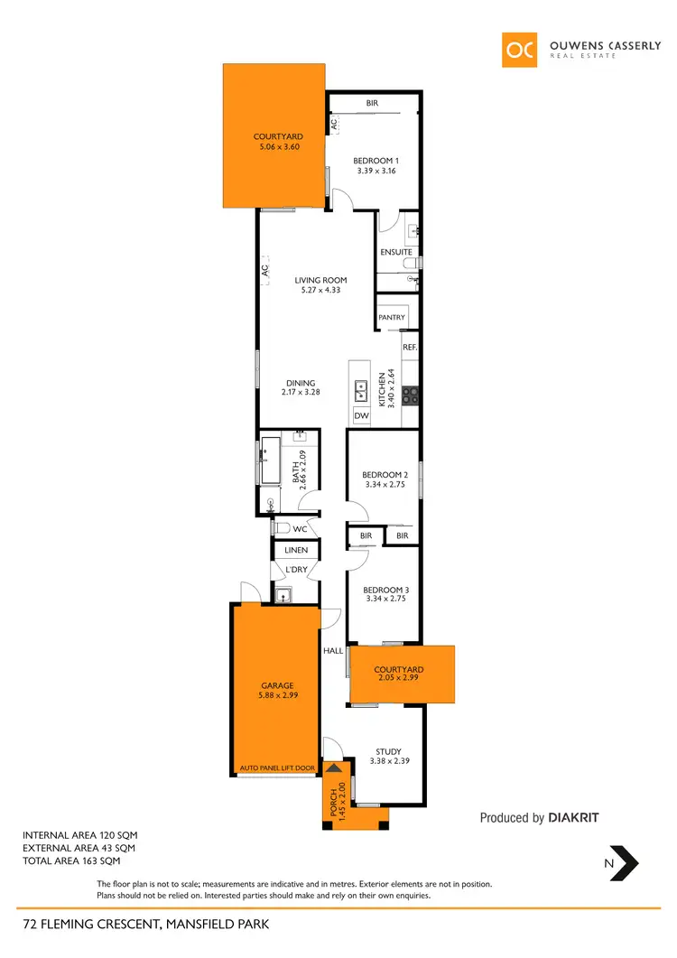 Floorplan of Homely house listing, 72 Fleming Crescent, Mansfield Park SA 5012