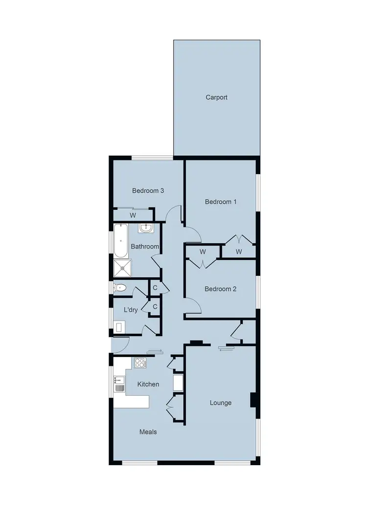 Floorplan of Homely house listing, 807 Urquhart Street, Ballarat Central VIC 3350