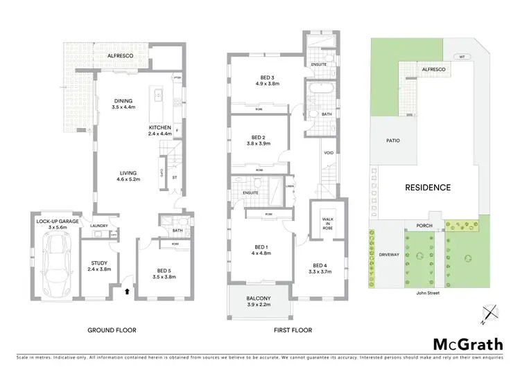 Floorplan of Homely house listing, 8 John Street, Bexley NSW 2207