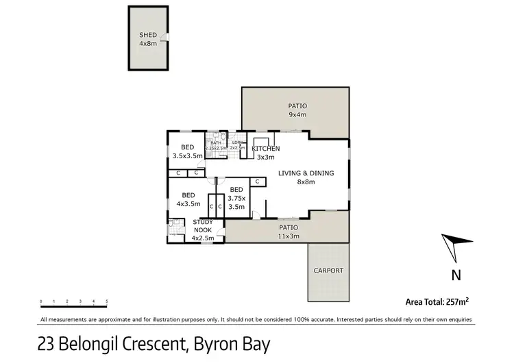 Floorplan of Homely house listing, 23 Belongil Crescent, Byron Bay NSW 2481