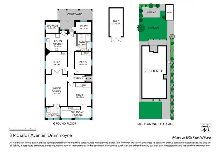 Floorplan of Homely house listing, 8 Richards Avenue, Drummoyne NSW 2047
