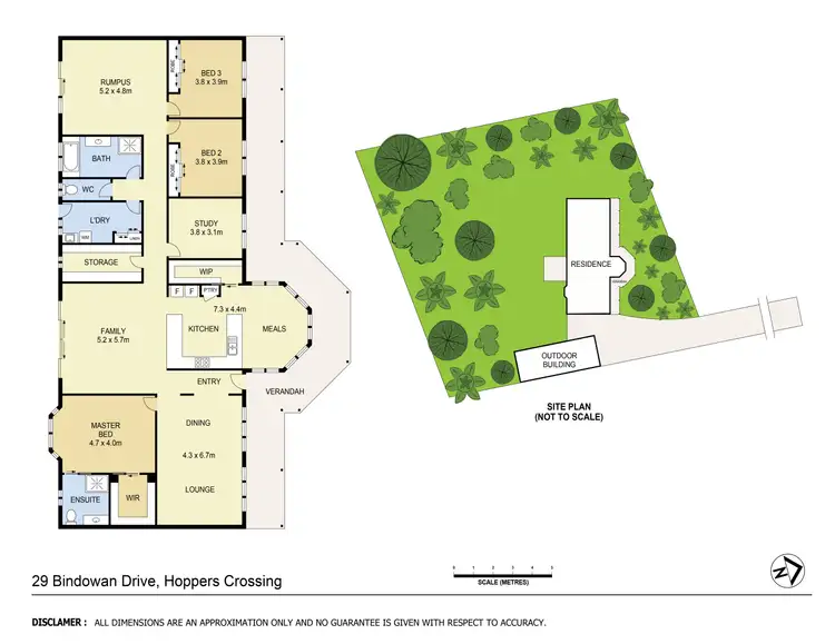 Floorplan of Homely house listing, 29 Bindowan Drive, Hoppers Crossing VIC 3029