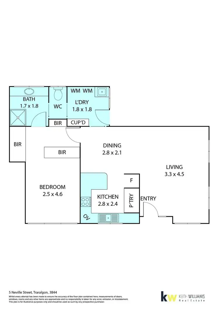 Floorplan of Homely house listing, 5/5 Neville Street, Traralgon VIC 3844