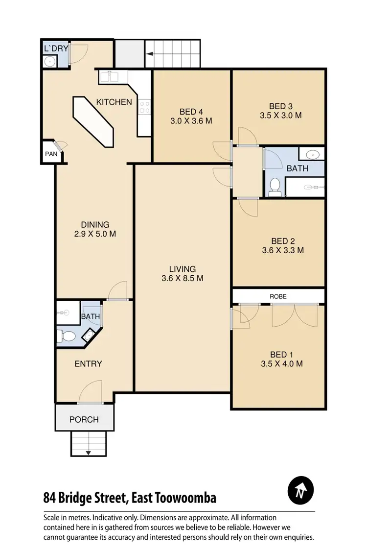 Floorplan of Homely house listing, 84 Bridge Street, East Toowoomba QLD 4350