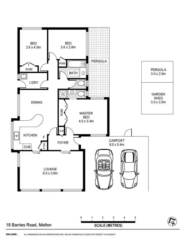 Floorplan of Homely house listing, 18 Barries Road, Melton VIC 3337