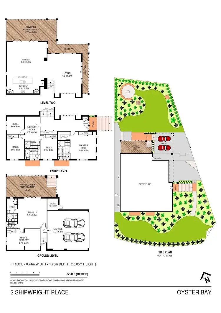 Floorplan of Homely house listing, 2 Shipwright Place, Oyster Bay NSW 2225