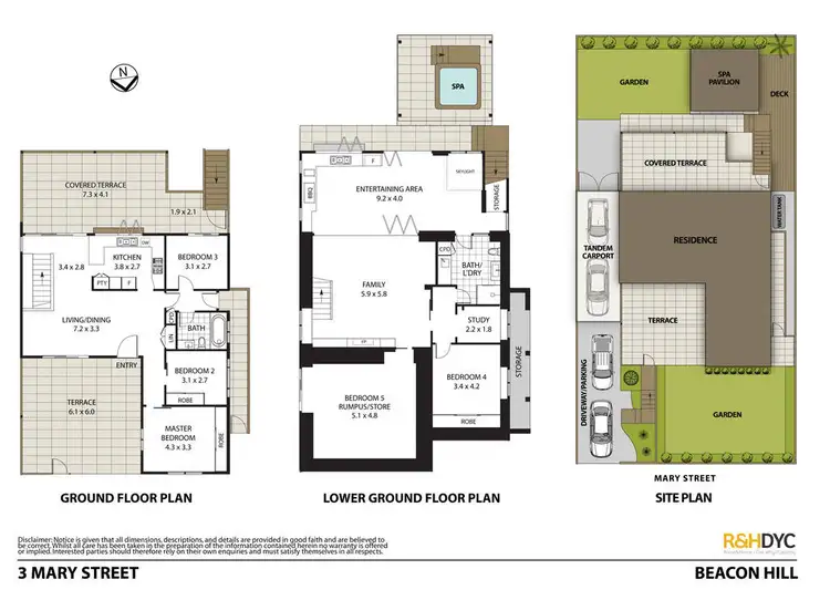 Floorplan of Homely house listing, 3 Mary Street, Beacon Hill NSW 2100