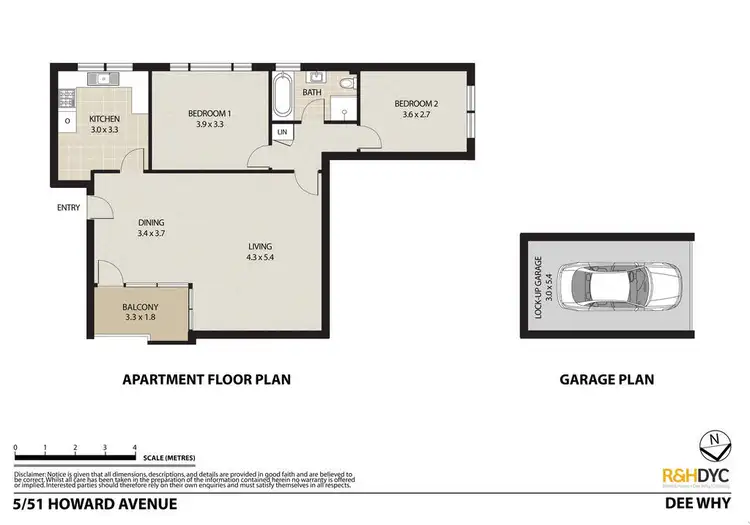 Floorplan of Homely unit listing, 5/51 Howard Avenue, Dee Why NSW 2099