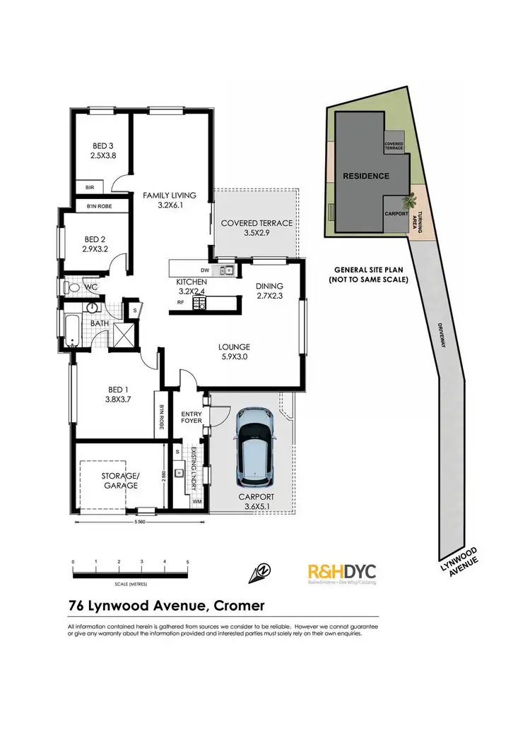 Floorplan of Homely house listing, 76 Lynwood Avenue, Cromer NSW 2099