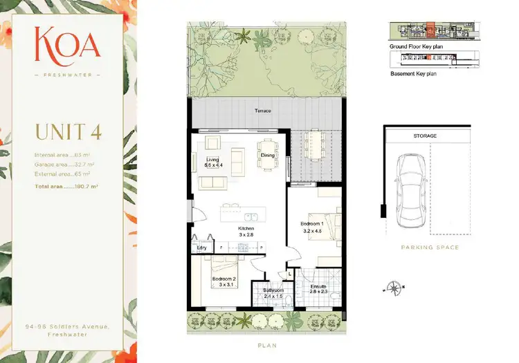 Floorplan of Homely unit listing, 8/94-96 Soldiers Avenue, Freshwater NSW 2096