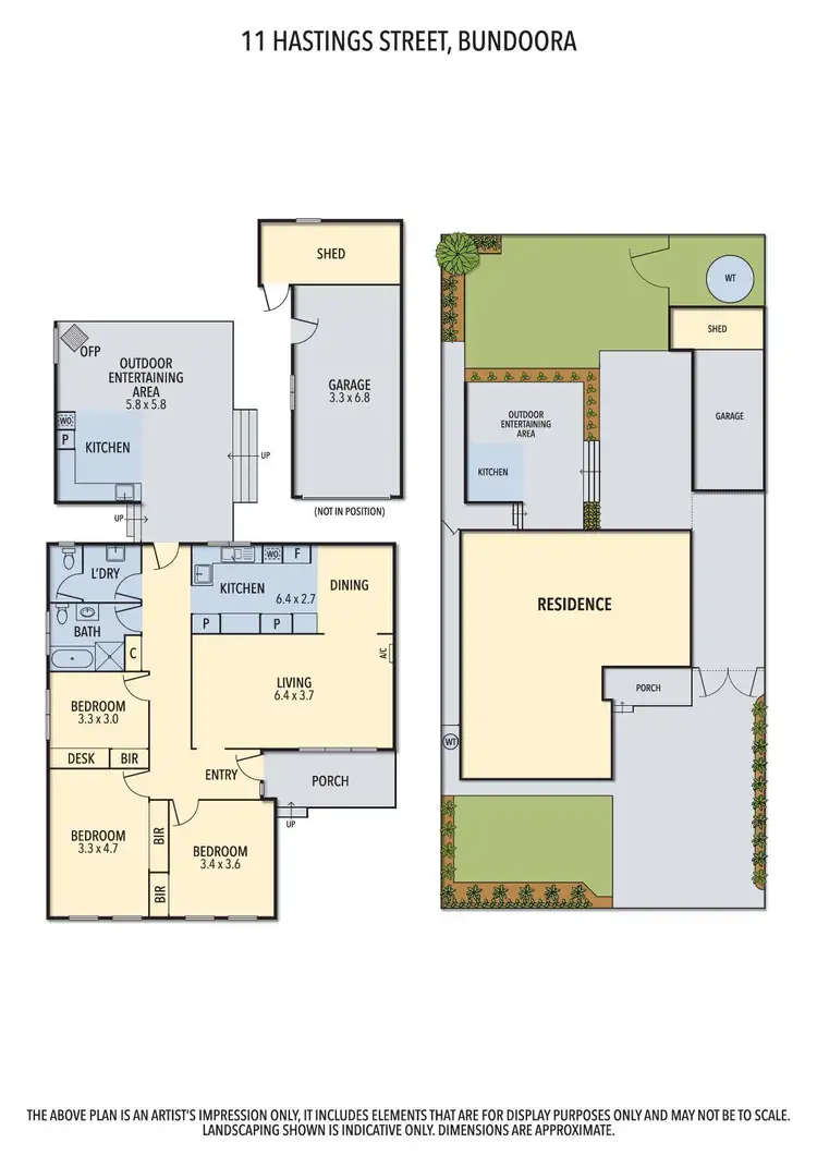 Floorplan of Homely house listing, 11 Hastings Street, Bundoora VIC 3083