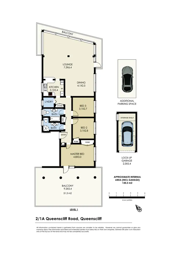 Floorplan of Homely unit listing, 2/1A Queenscliff Road, Queenscliff NSW 2096