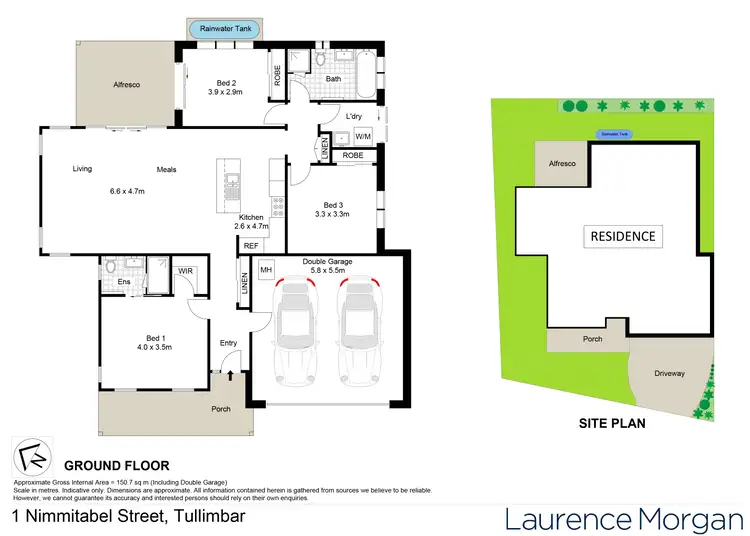 Floorplan of Homely house listing, 1 Nimmitabel Street, Tullimbar NSW 2527