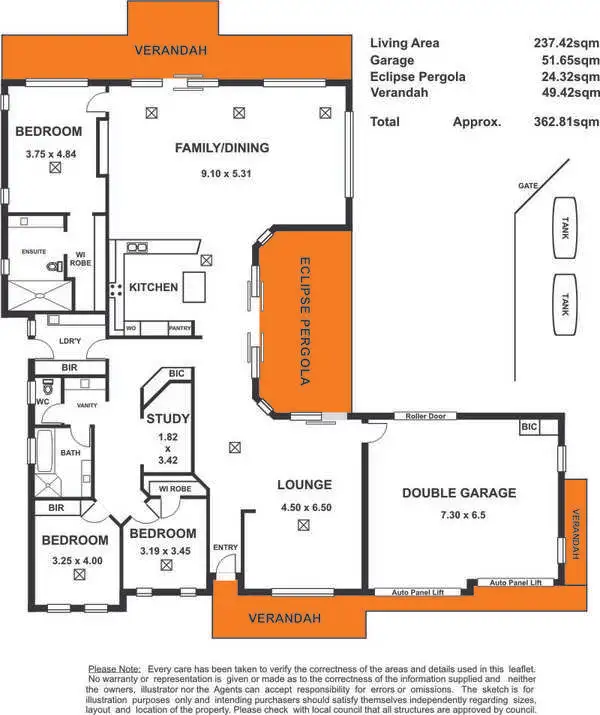Floorplan of Homely house listing, 23 Beeston Way, West Lakes SA 5021