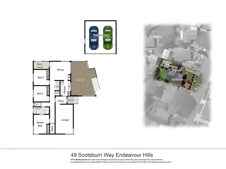 Floorplan of Homely house listing, 49 Scotsburn Way, Endeavour Hills VIC 3802