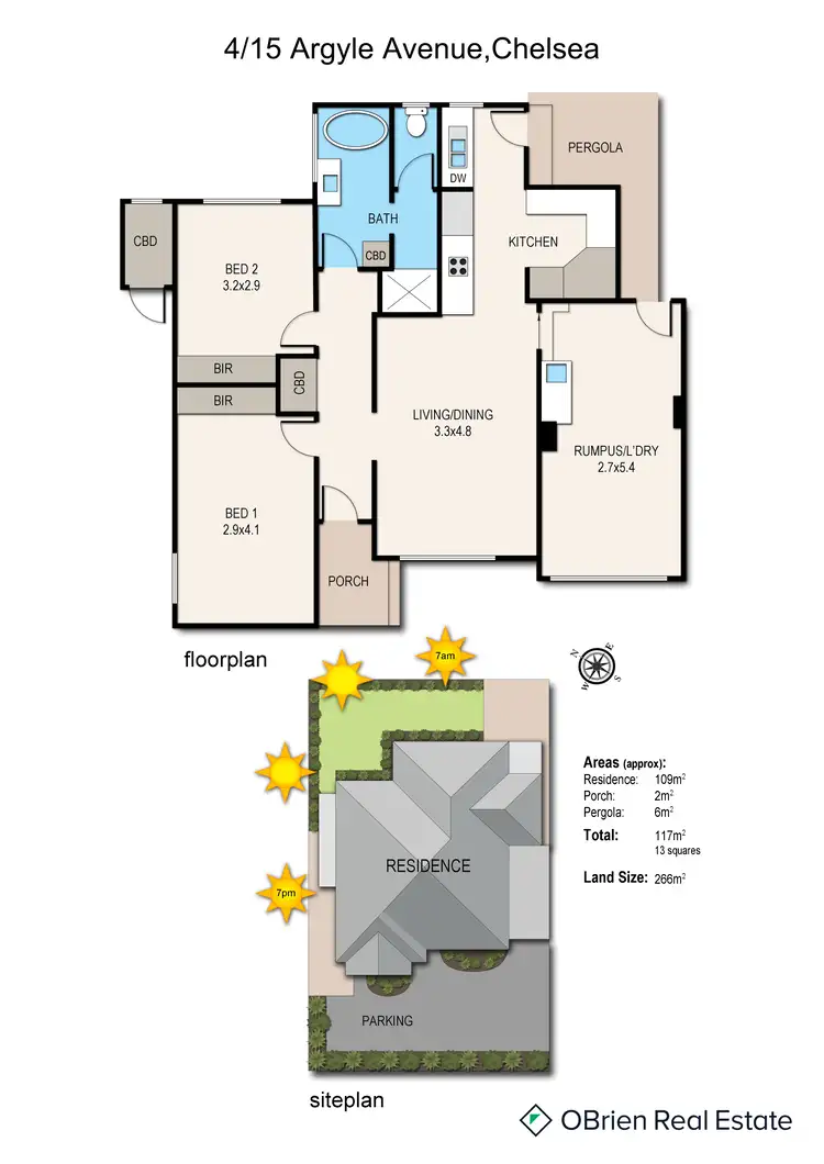 Floorplan of Homely unit listing, 4/15 Argyle Avenue, Chelsea VIC 3196