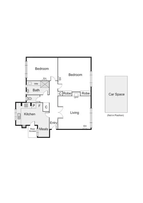 Floorplan of Homely apartment listing, 6/3 Tennyson Street, Elwood VIC 3184