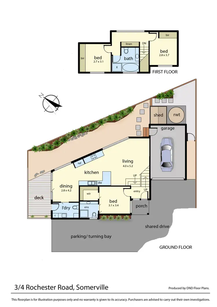 Floorplan of Homely unit listing, 3/4 Rochester Road, Somerville VIC 3912