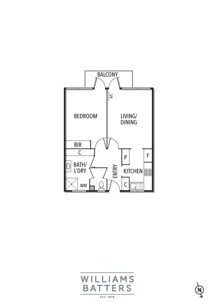 Floorplan of Homely apartment listing, 18/393 Toorak Road, South Yarra VIC 3141
