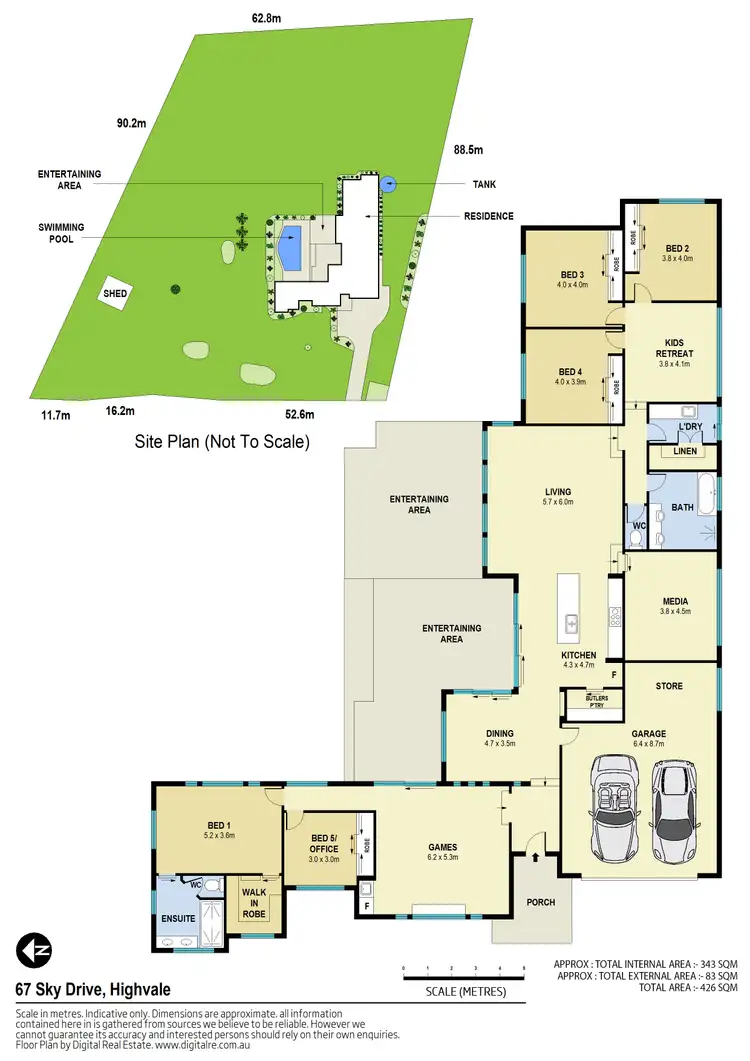 Floorplan of Homely house listing, 67 Sky Drive, Highvale QLD 4520