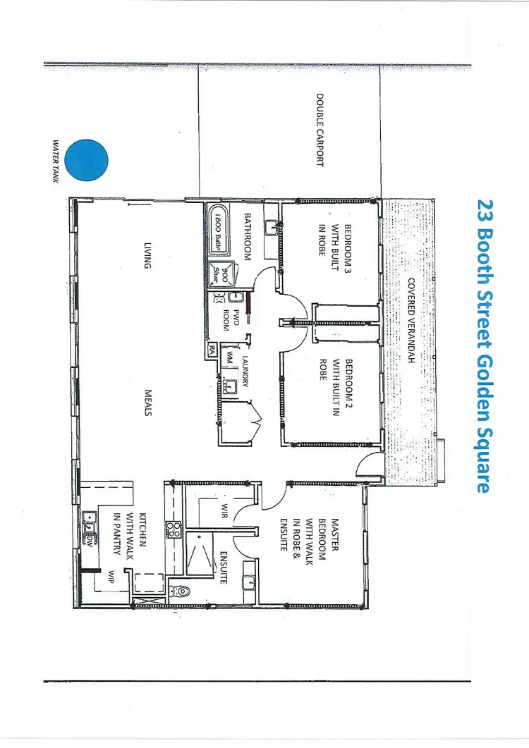 Floorplan of Homely house listing, 23 Booth Street, Golden Square VIC 3555