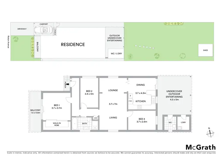 Floorplan of Homely house listing, 10 Roslyn Avenue, Brighton-le-sands NSW 2216