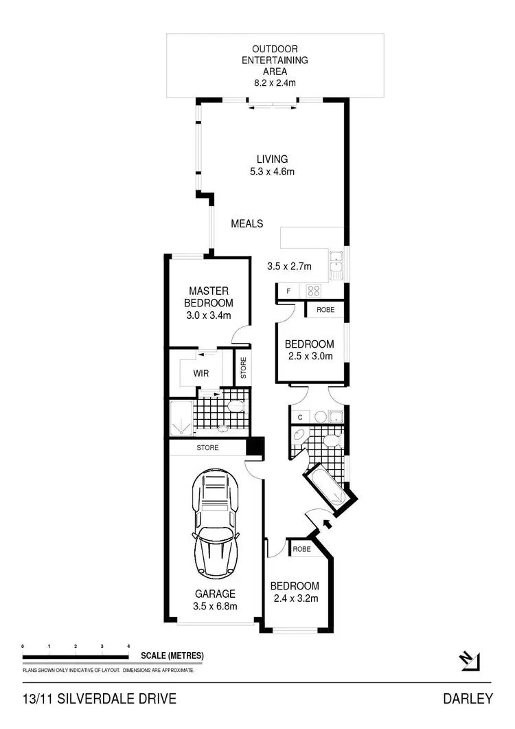 Floorplan of Homely unit listing, 13/11-15 Silverdale Drive, Darley VIC 3340