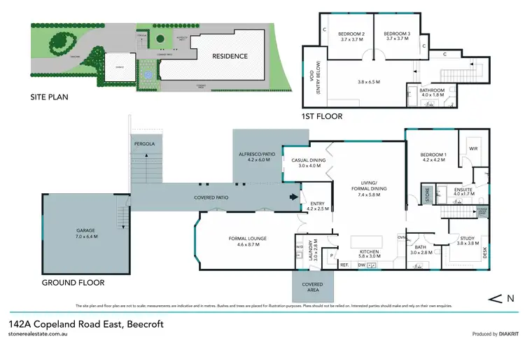 Floorplan of Homely house listing, 142A Copeland Road East Road, Beecroft NSW 2119