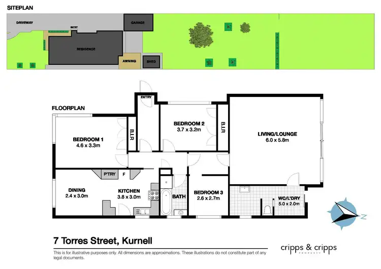 Floorplan of Homely house listing, 7 Torres Street, Kurnell NSW 2231