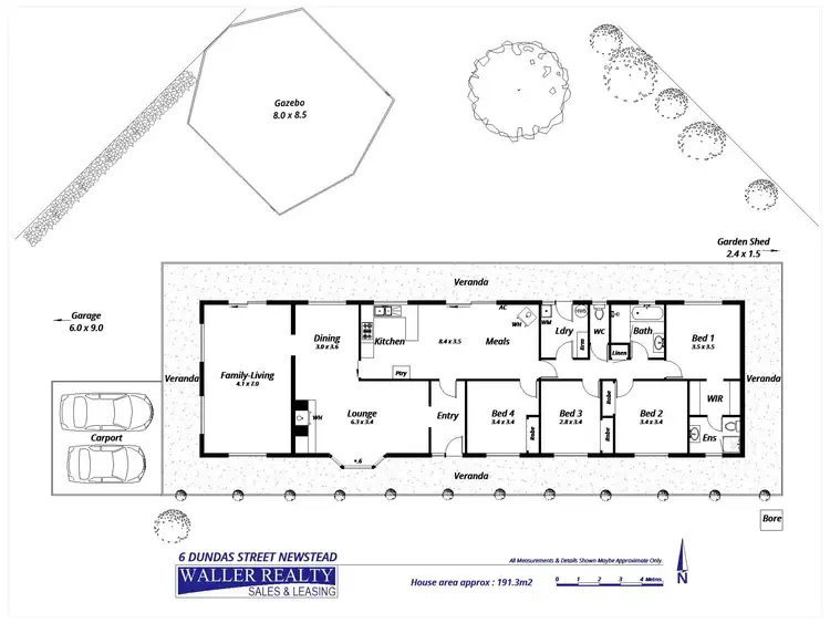Floorplan of Homely house listing, 6 Dundas Street, Newstead VIC 3462