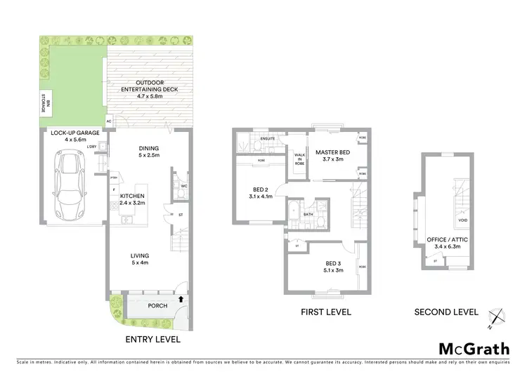 Floorplan of Homely townhouse listing, 5/61 Port Hacking Road, Sylvania NSW 2224