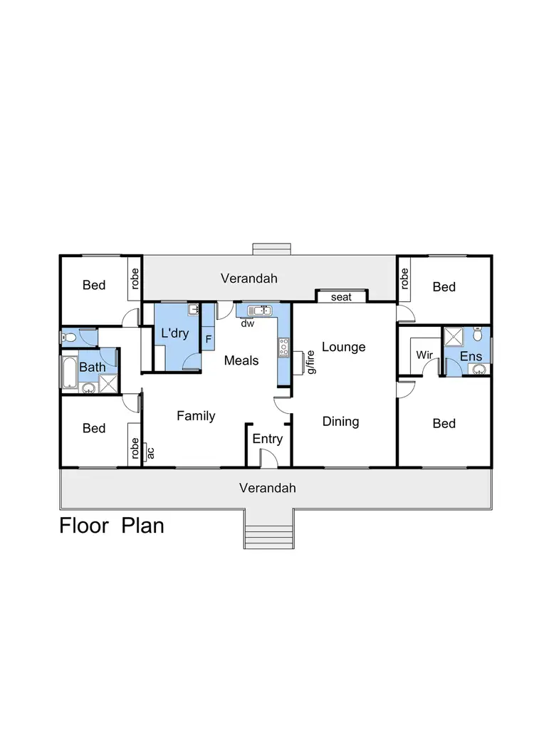 Floorplan of Homely house listing, 16 Somers Avenue, Mount Martha VIC 3934