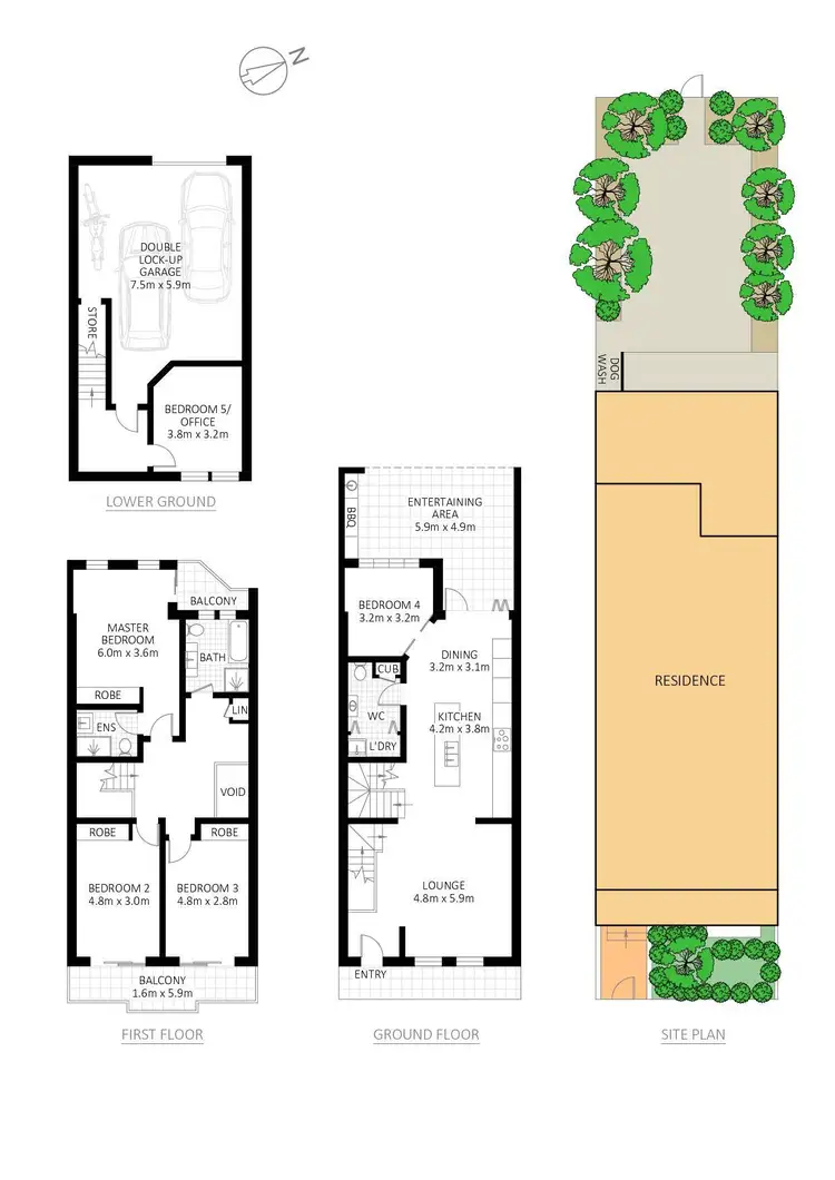Floorplan of Homely house listing, 39 Holmesdale Street, Marrickville NSW 2204