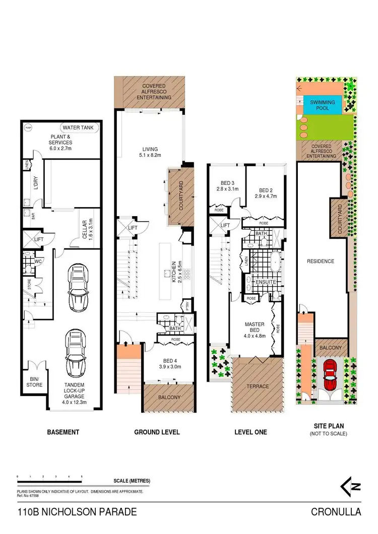 Floorplan of Homely house listing, 110B Nicholson Parade, Cronulla NSW 2230