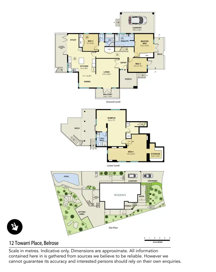 Floorplan of Homely house listing, 12 Towarri Place, Belrose NSW 2085