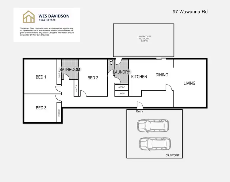 Floorplan of Homely house listing, 97 Wawunna Road, Horsham VIC 3400