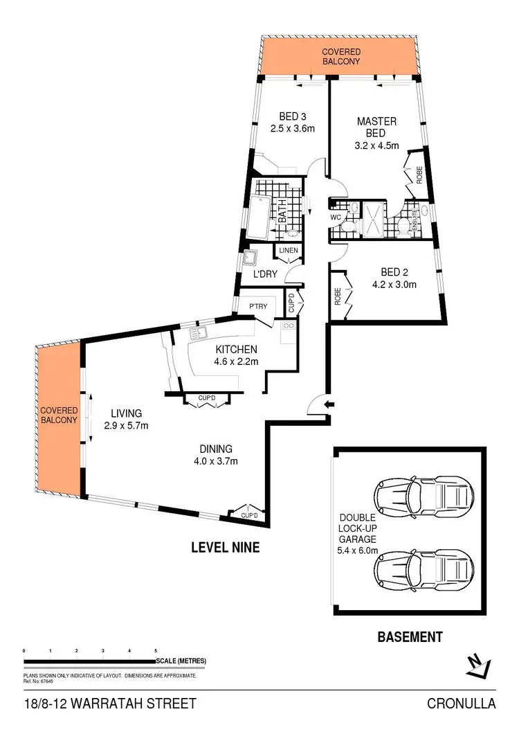 Floorplan of Homely apartment listing, 18/8-12 Waratah Street, Cronulla NSW 2230