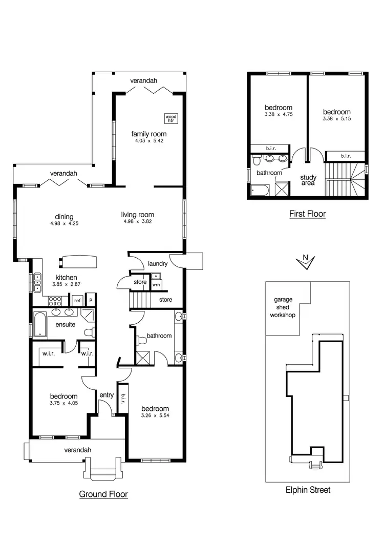Floorplan of Homely house listing, 65 Elphin Street, Newport VIC 3015