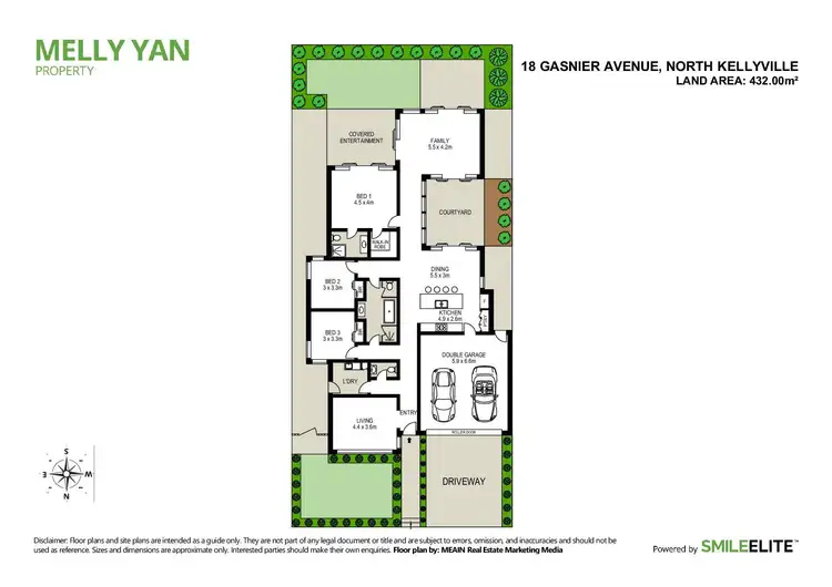 Floorplan of Homely house listing, 18 Gasnier Avenue, Kellyville NSW 2155