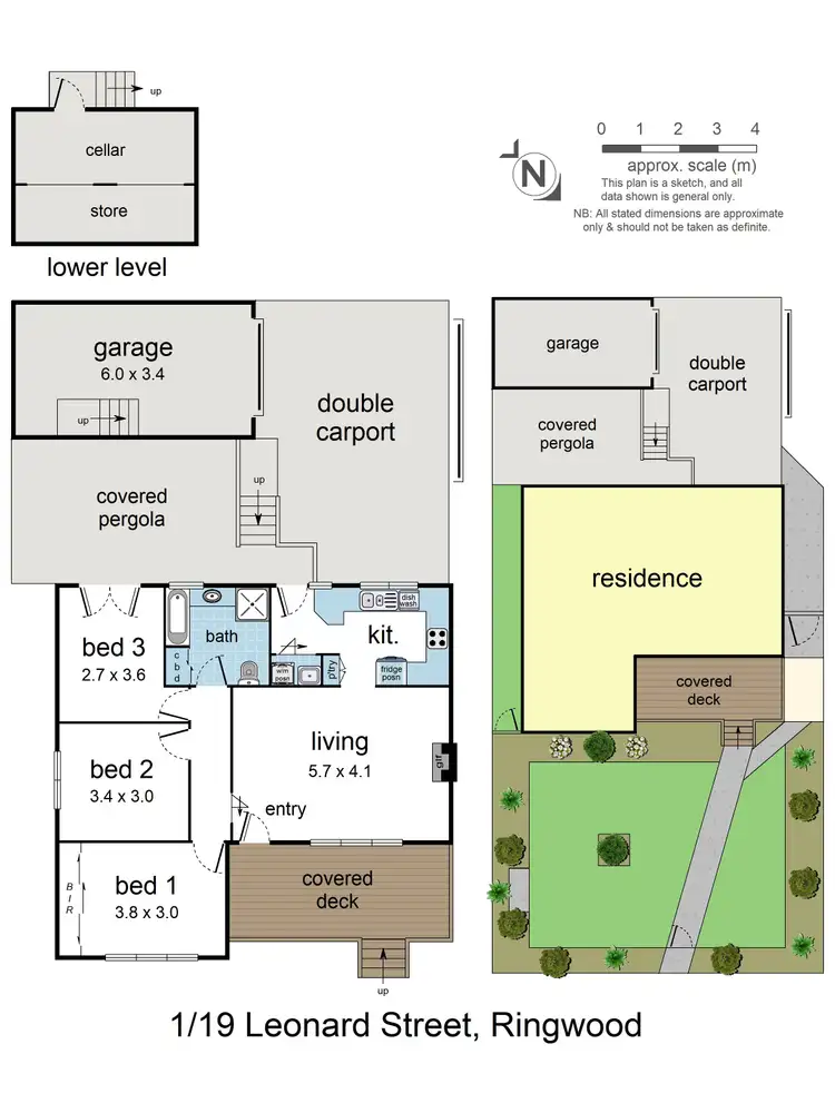 Floorplan of Homely unit listing, 1/19 Leonard Street, Ringwood VIC 3134